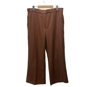 COS Elasticized Waist Pull On Wool Trousers
